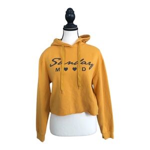 Sunday Mood Mustard Yellow Hoodie